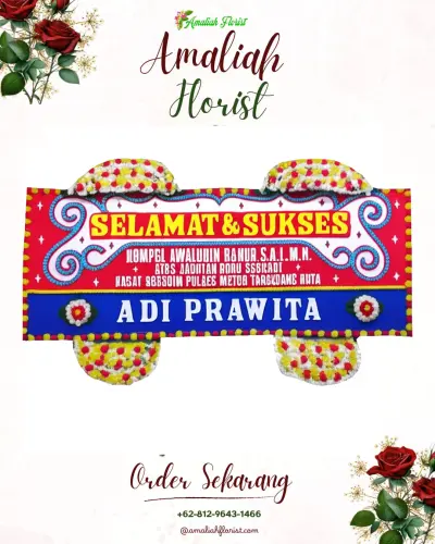 Karangan Bunga Ucapan Selamat di Buladu