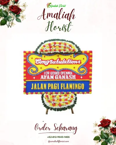 Bunga Papan Congratulation di Buladu
